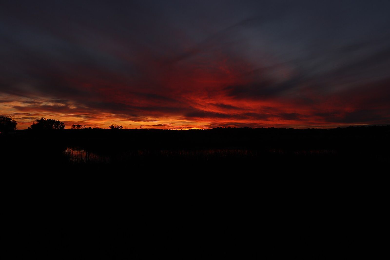 Sunset over the marsh at Pawleys Island